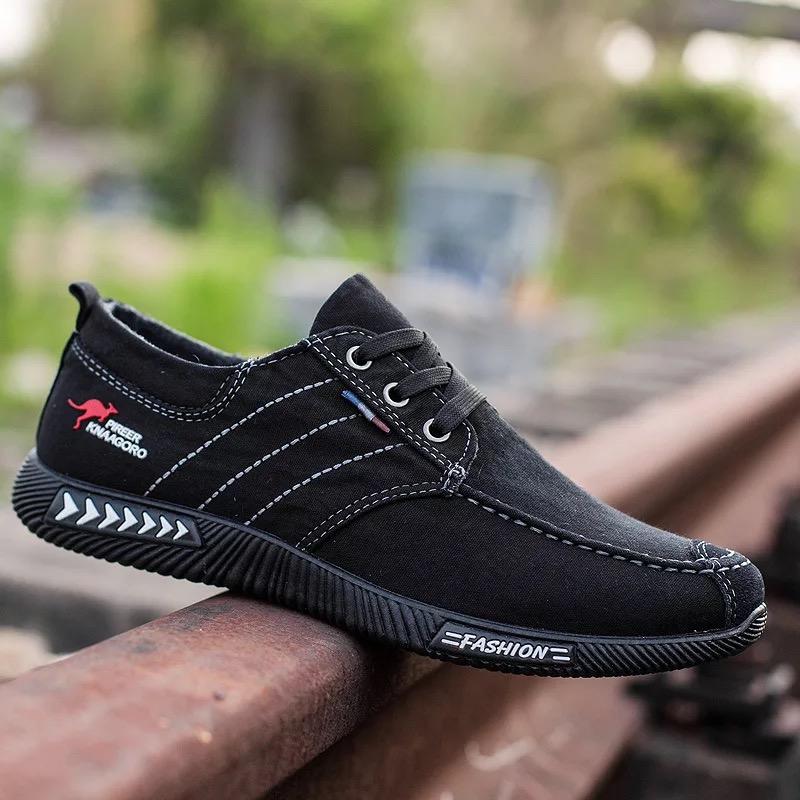 Scarpe da Ginnastica da Uomo 2025 Antiscivolo Suola Morbida Casual Maschili Lavoro in Denim Traspiranti Taglia 39-44 Sneaker alla Moda