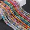 8mm Colorful Glass Crack Beads For Jewelry Making DIY Necklace Bracelet Phone Chain Lighting