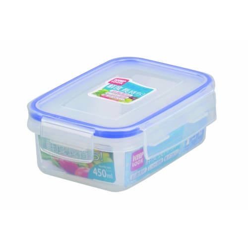 Pearl Metal Keep Lock Freshness Preservation Container, Rectangular, 450ml, HB-587