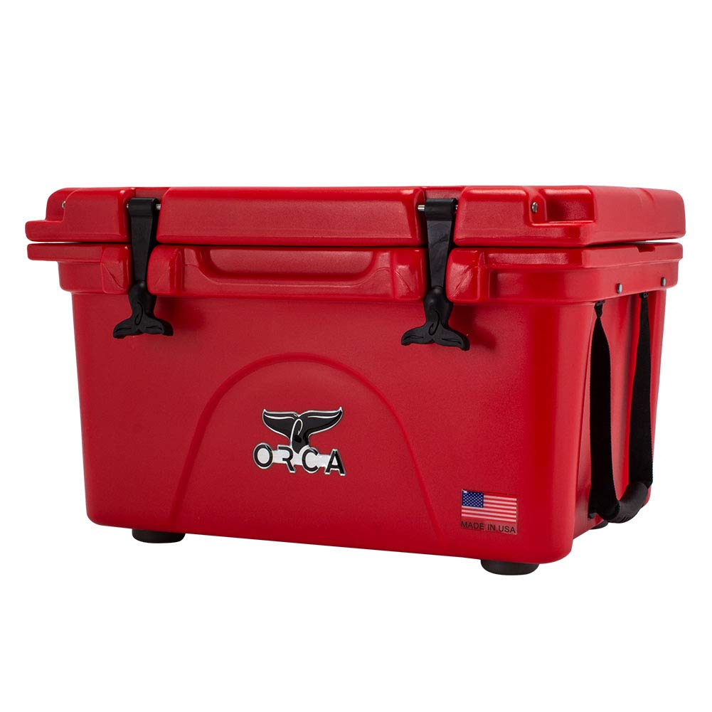 ORCA Cooler Box Orca Coolers 26 Cooler 26QT Large 25L ORCRE RE026 Red Hard Cooler Cold Storage Outdoor Camping Cooler Box [ORCA] Approx. / [Used]