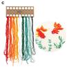 DIY Flowers Plants Pattern Embroidery Set Needlework Tools for  Beginner Embroidery Round Cross Stitch Needlework Sewing Crafts