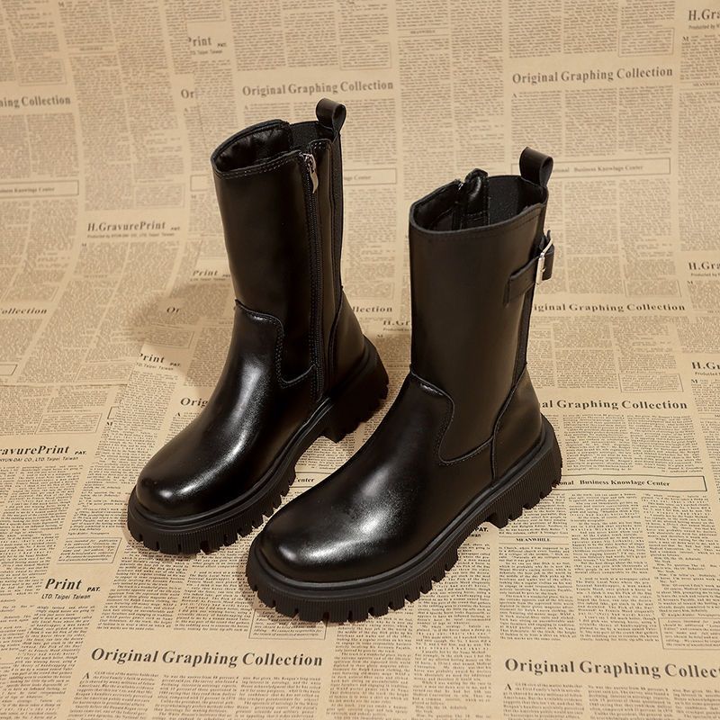 Chelsea Martin boots 2025 new autumn spring and autumn women's platform women's short boots advanced cigarette boots single boot tide