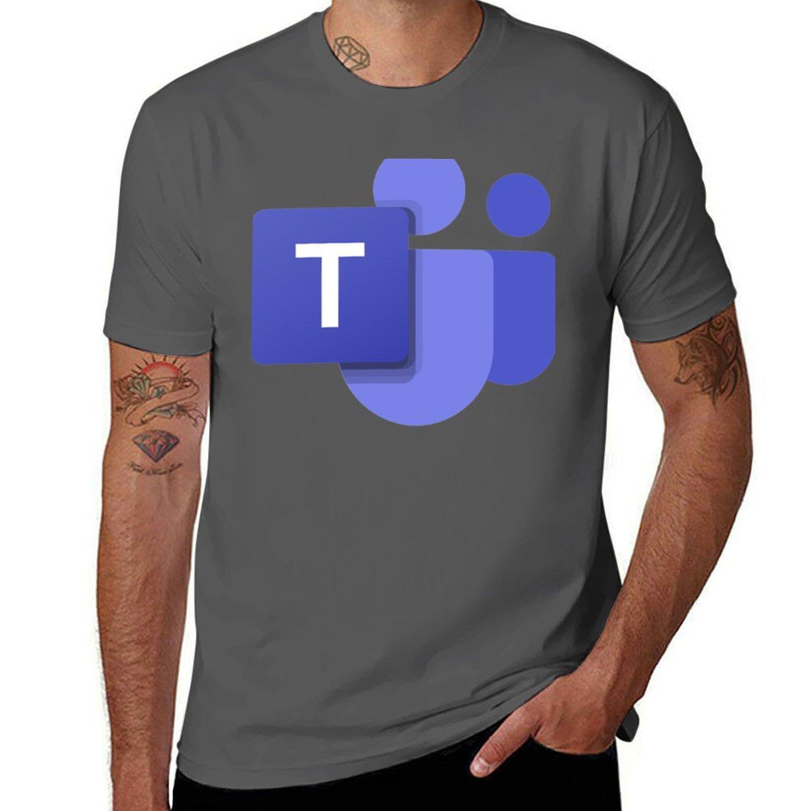 

Microsoft teams blue logo T-Shirt t shirts for man pack cotton man t shirts graphic cotton t shirt pack T-Shirt 4XL