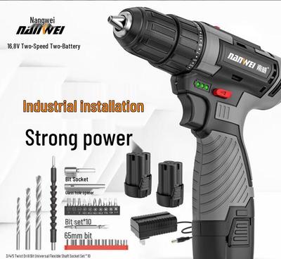 Nanwei 16.8V Cordless Drill Driver CN Plug (adapter Included)
