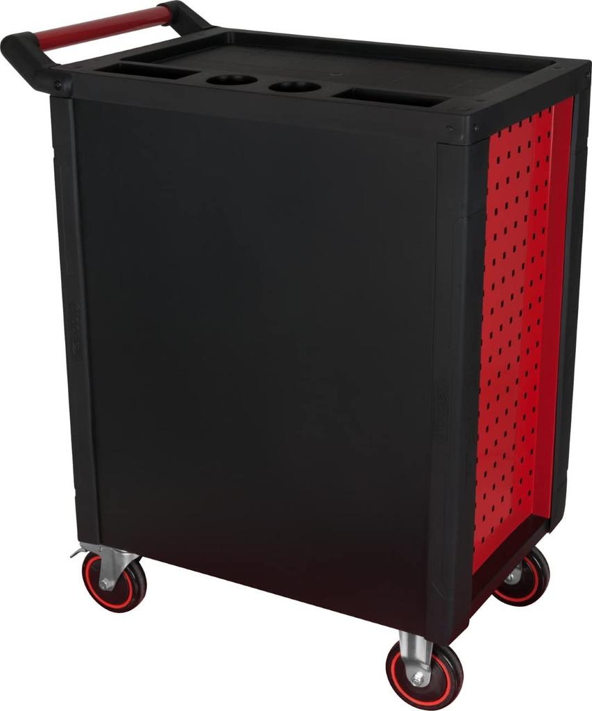 KS TOOLS RACINGline Tool Cabinet with 7 Drawers BLACK/RED 826.0007