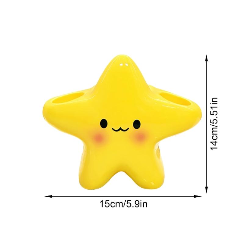 Star Shape Toothbrush Holder Bathroom ToothBrush Organizer Holder For Electric Toothbrushes And Toothpaste Storage
