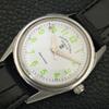 HAND-WINDING VINTAGE FAVRE LEUBA 101 SEA KING SWISS MENS WHITE WATCH a703011-1