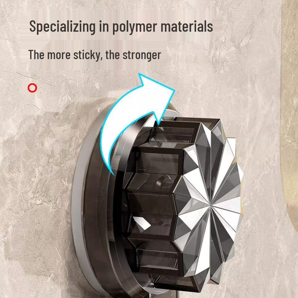 Odolný teleskopický držák na ručníky s přísavkami bez vrtání pro koupelnu