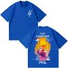 Französischer Rapper PNL Le Monde Chico Album Grafik T-Shirt Unisex Hip Hop Locker Hohe Qualität Lässig Damen und Unisex T-Shirt