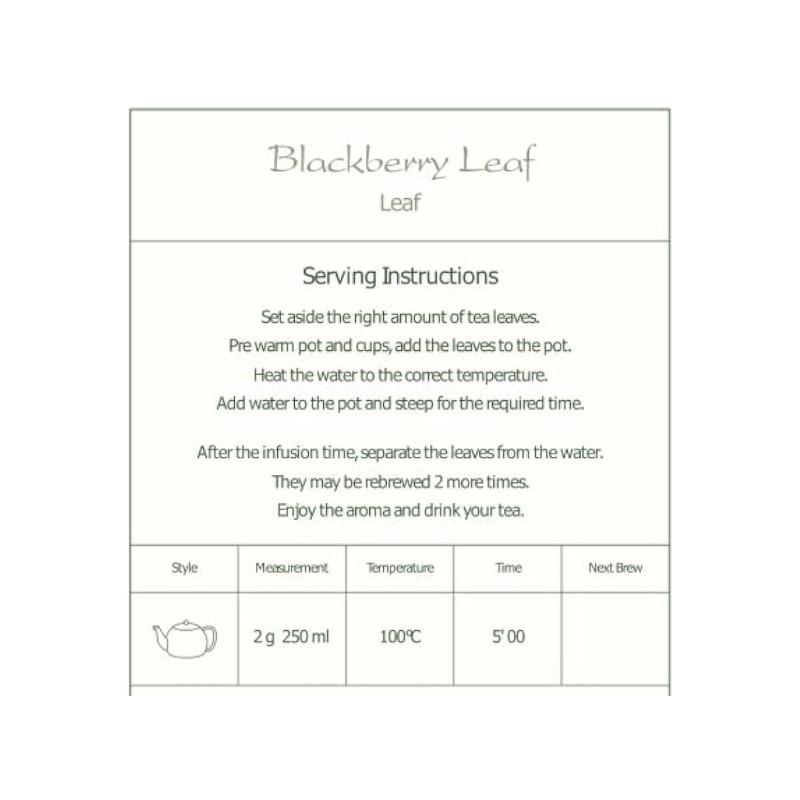 Bio-Tee mit Brombeerblättern - Brombeerblätter-Kräutertee 200g