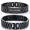 Vnox Assorted Bible Verse Bracelets for Men,Engraved Religious Scripture Quote Wristband,Faith Prayer Christian ID Bracelet Gift