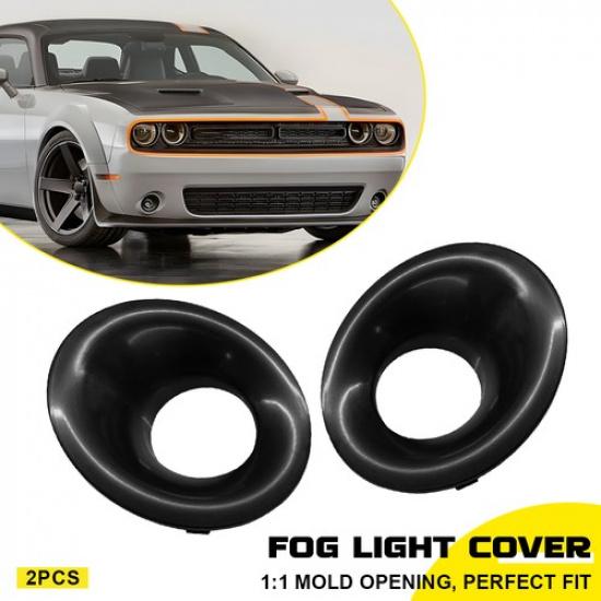 2 шт. Черные накладки на отверстия противотуманных фар Передние Левый и Правый Для 2015- Dodge Challenger