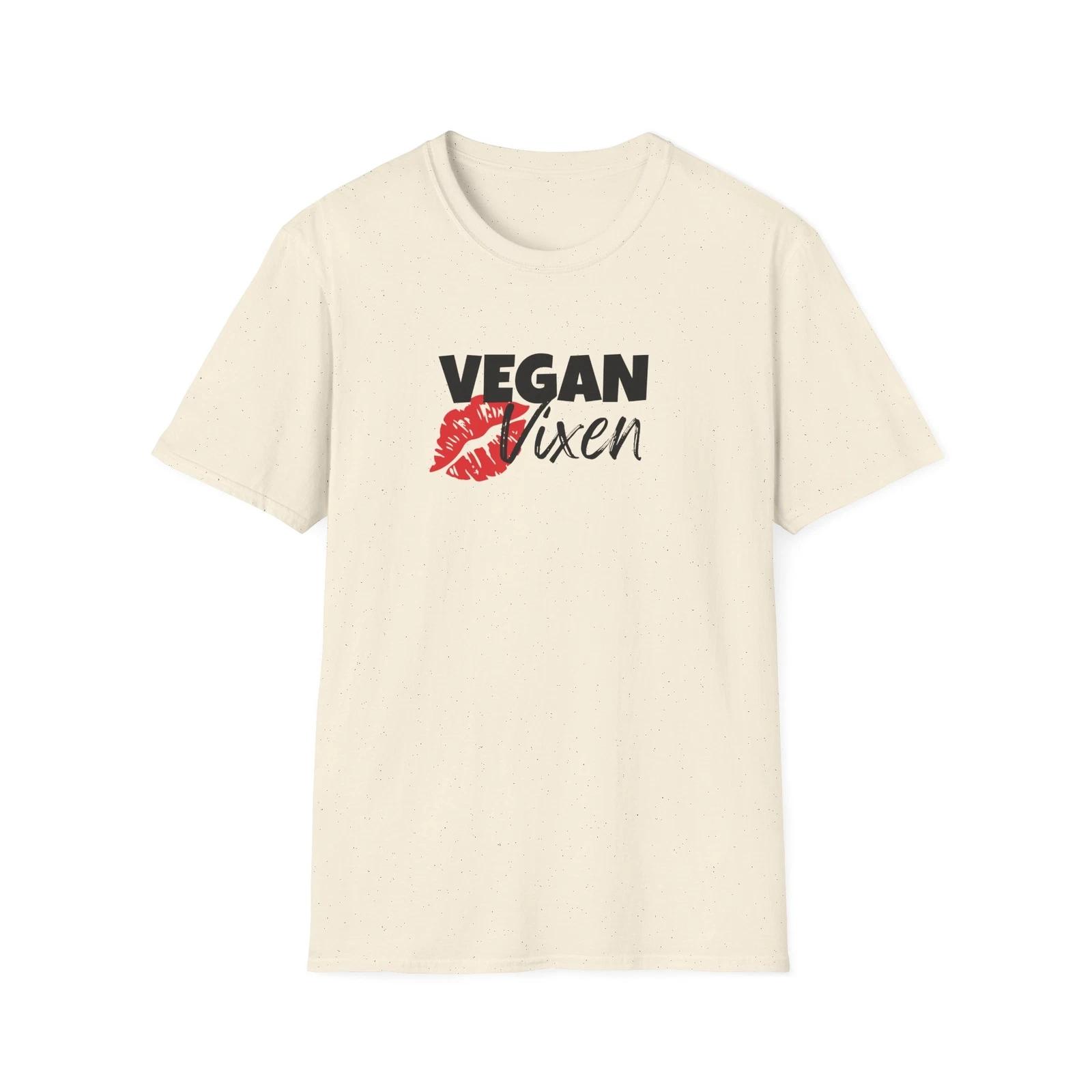 Vegan Vixen T-Shirt, Eco-Friendly Tee, Plant-Based Activist Shirt, Perfect Gift S