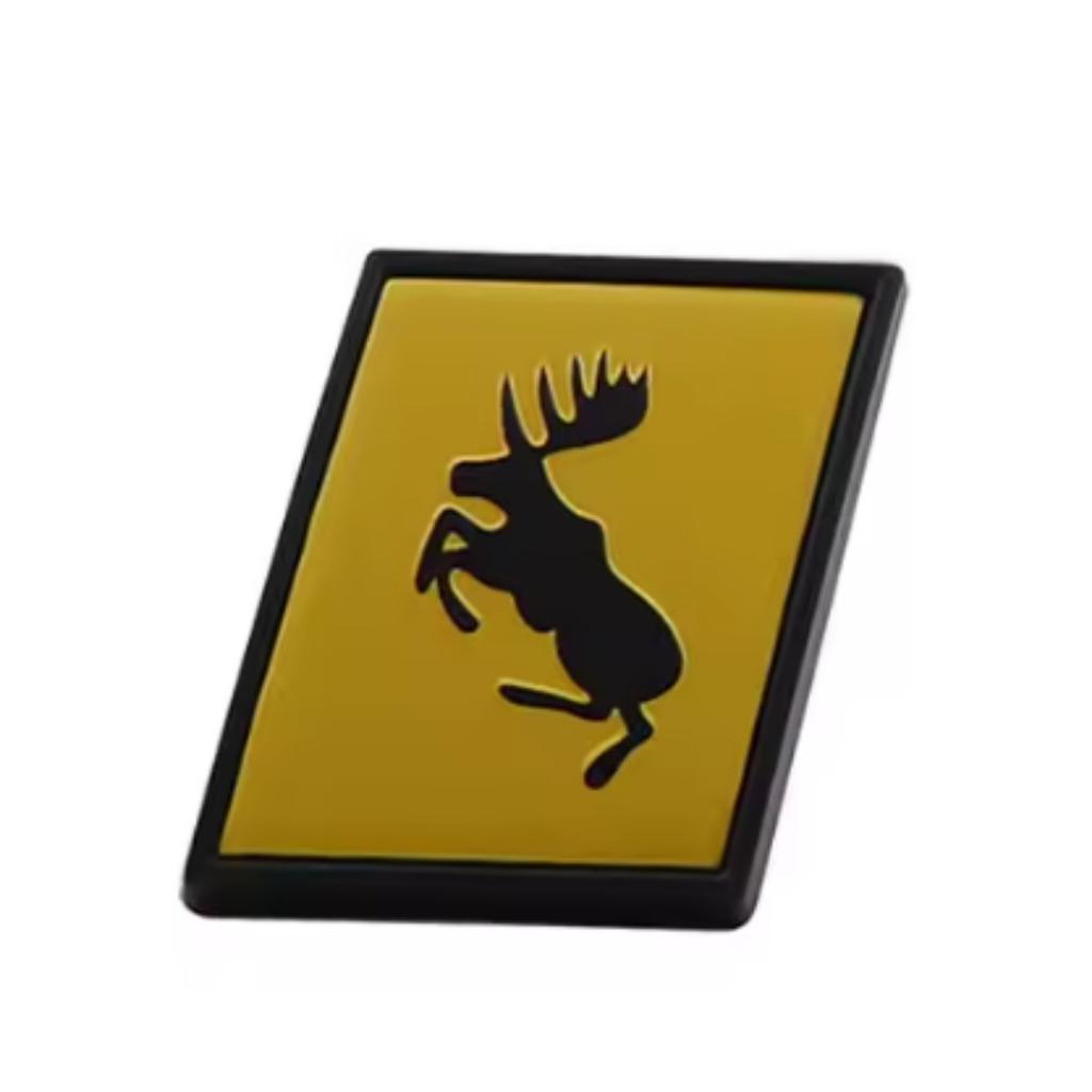 3D Metal Black Base AWD R Design Car Rear Trunk Badge Emblem Sticker Decals
