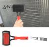 Coil Cleaning Brush with Handle Double Side AC Set, Stainless Steel Fin HVAC System Tools Comb Cleaner, Compact Clean for Condenser Maintenance