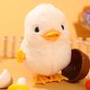 Wind Up Plush Toy High Imitation Decorative Soft Texture Clockwork Jumping Walking Chick Duck Toy for Festival