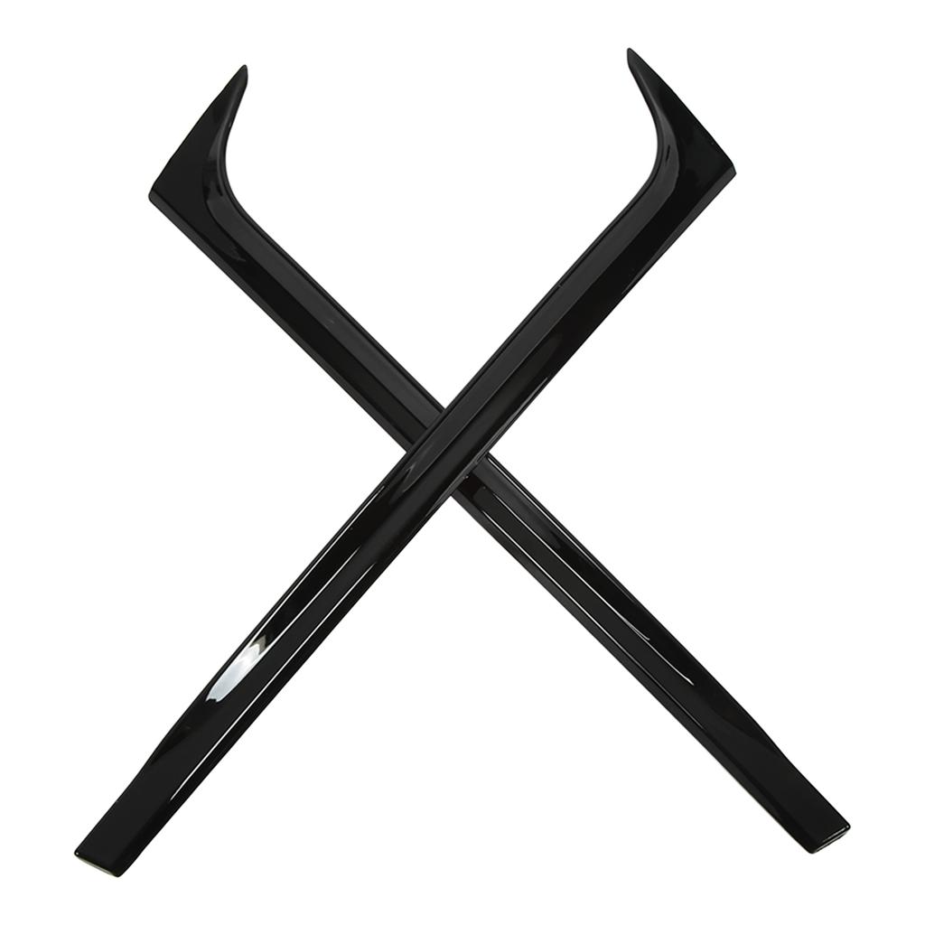 2pcs Rear Window Side Spoiler Glossy Black ABS Beveled Cover Replacement for MK5 2011?2017