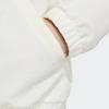 Adidas Logo Print Solid Color Outdoor Casual Sports Polo Jacket Women Jacket Ivory JE3581