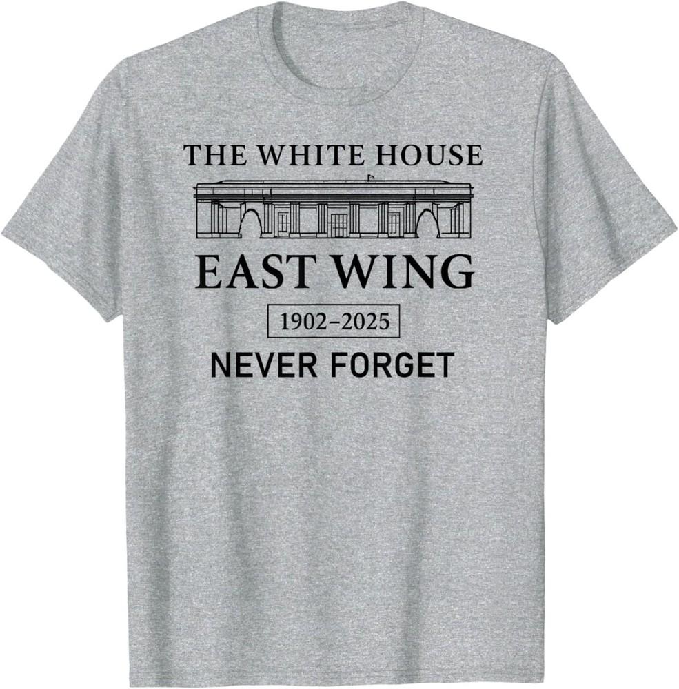 

The East Wing of The White House 1902 2025 Unisex T-Shirt XL