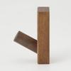 MUJI Wall-mounted Walnut Furniture Hook