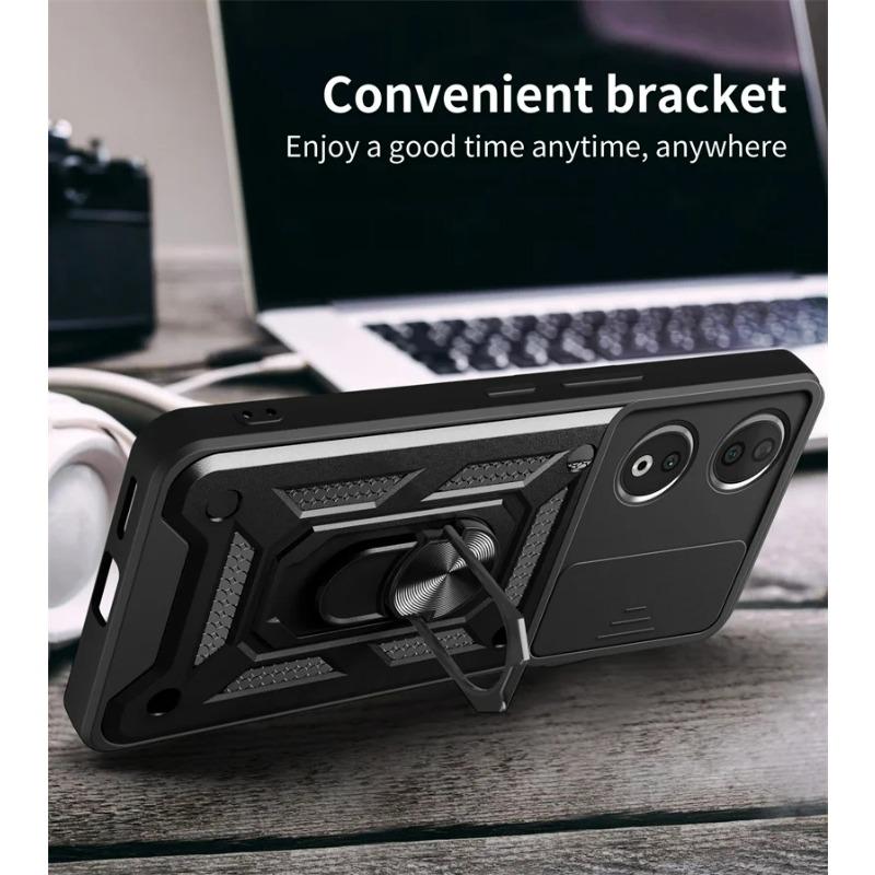 Shockproof Armor Magnetic Holder Ring Case For Honor 90 Honor90 Lite Honer 70 50 X6A X7A X8A X7 X8 X9 X5 Plus Lens Protect Cover