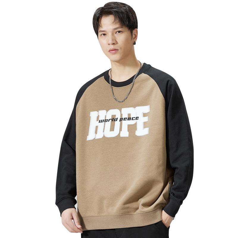 Осенний американский тяжелый свитер мужской модный бренд свободный большой — фото 6