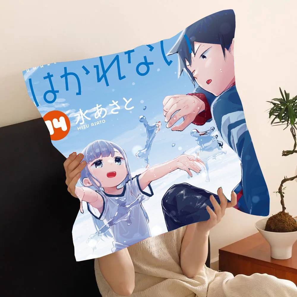 Anime Aharen San Is Indecipherable Pillow Case Fashion Square Pillowcase Bedroom Sofa Room Ins Decoration Leisure