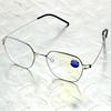 Titanium Alloy Polygon Retro Screwless Handmade Comfort Nose Pads Optical Glasses Frame Eyeglasses Eyeframe Eyewear