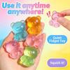 Cute Bear Maltose Stress-relieving Toy Colorful Sensory Toy Creative New Item Desk Decoration Stress Relief Doll Party Gifts