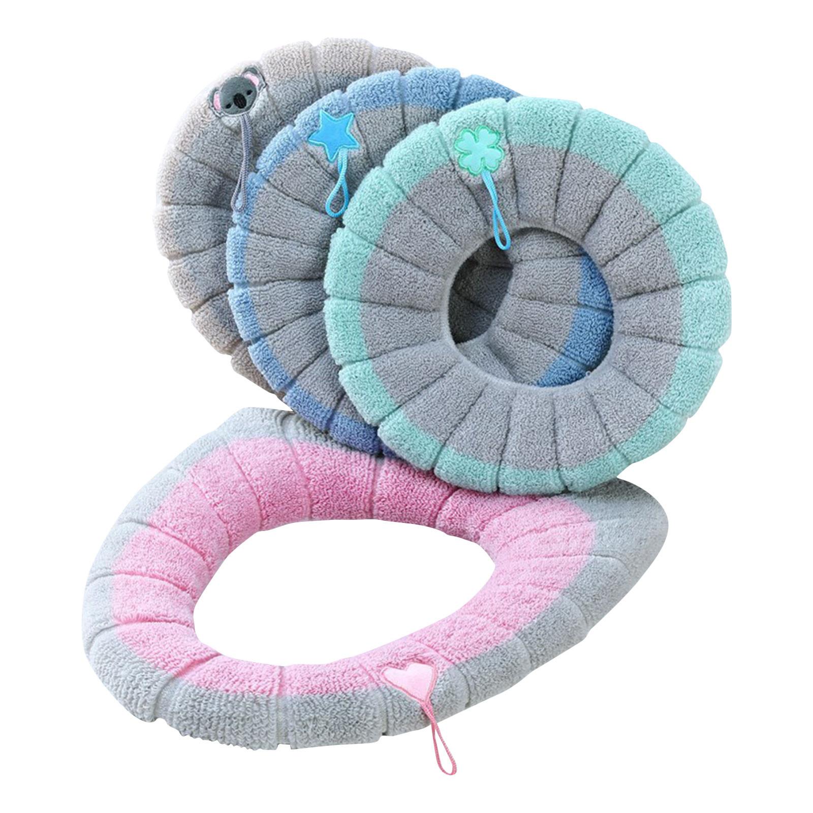 

Мягкие эластичные чехлы на сиденья для унитазов, моющиеся из толстой ткани, зимние One Size