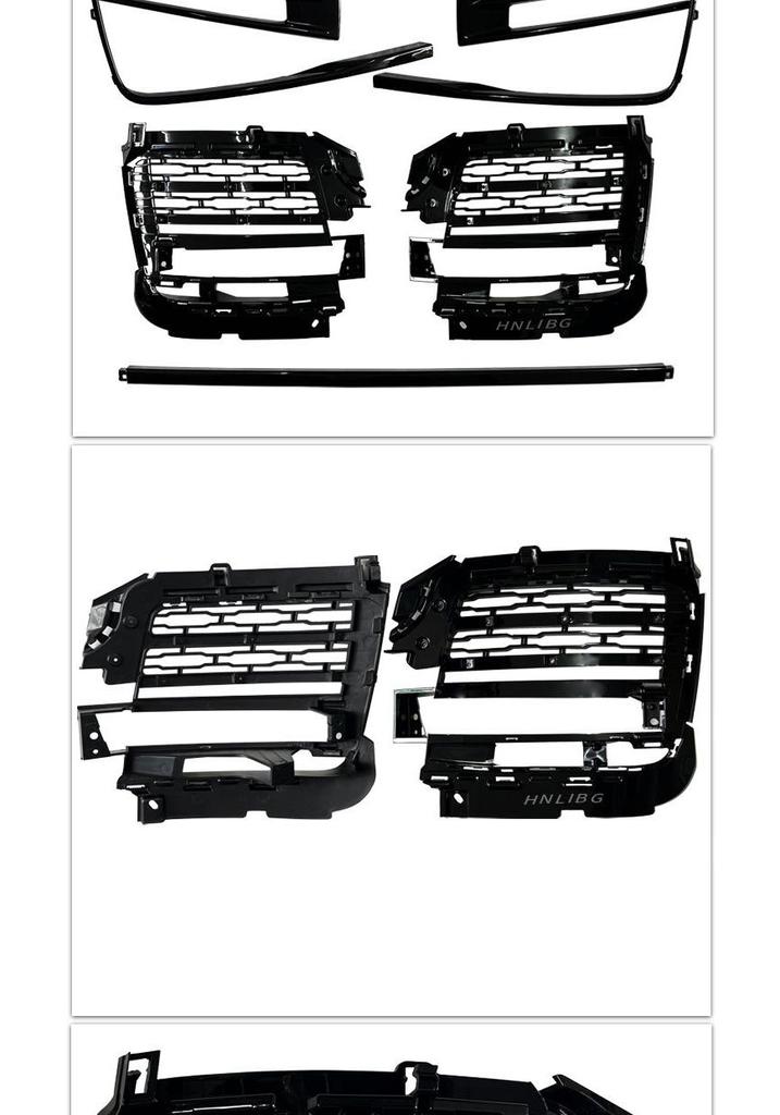 2019 Range Rover SV Autobiography Front Bumper Fog Light Frame Set, 5-Piece