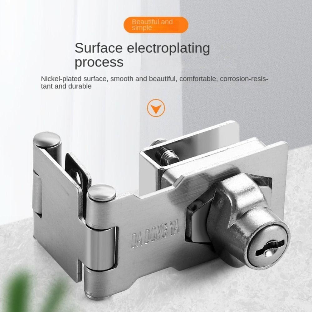 Security Cabinet Display Lock Single/Double Door Lockset New Cabinet Door Lock  Showcase
