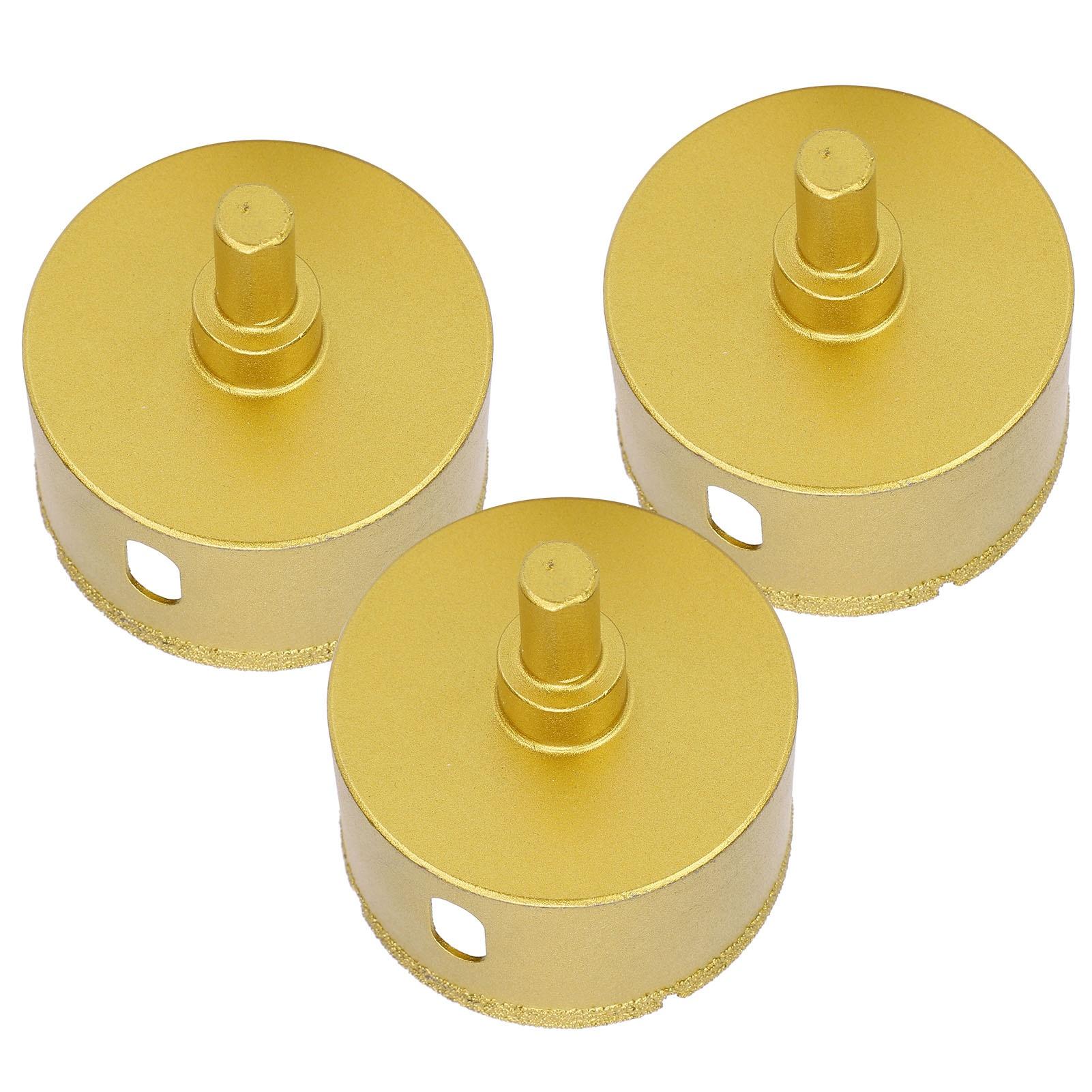 

3 шт. Алмазная коронка 60 мм 2,4 дюйма Инструменты для сверления гранита, керамики, бетона, мрамора