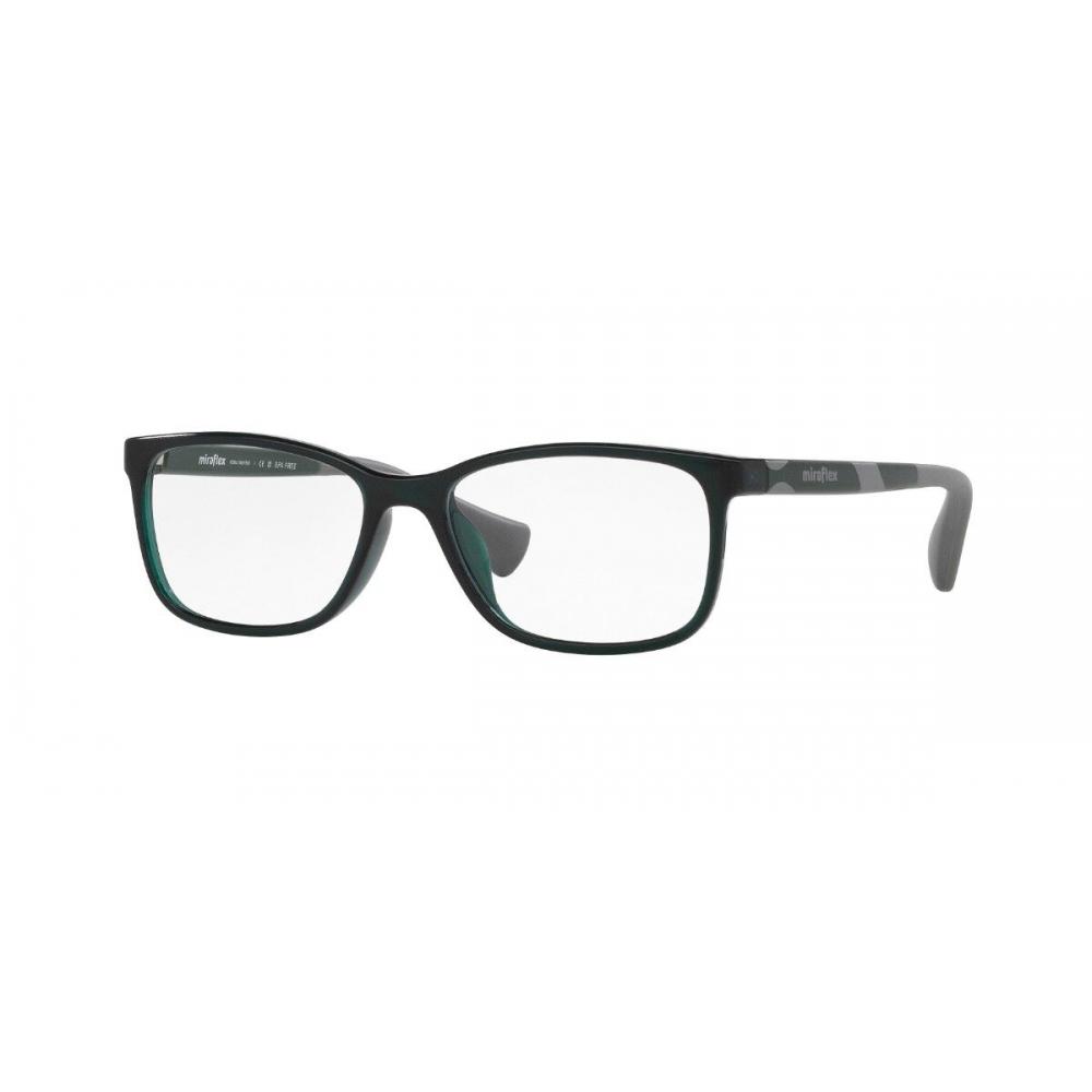 

Miraflex Kids Eyeglasses Mf4018 Opaque Dark Green/51-15-135