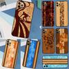 Strand Hawaiisch Faux Koa Holz Für Xiaomi Redmi Note 14 10 11 12 13 15 Pro Plus Hülle Abdeckung Für Redmi 15 15C 14C 10C 12C 13C