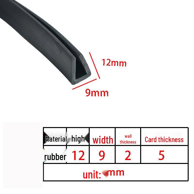 U-Shaped Rubber Anti-Collision & Edge Sealing Strip