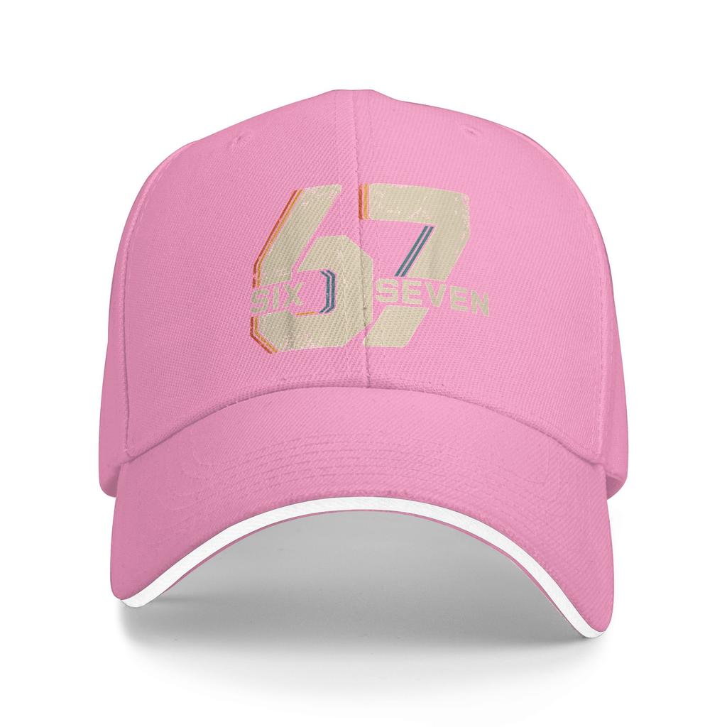 Summer Casual Baseball Cap 67 Six Seven Meme 67 Running Hippie Trucker Hat For Unisex-Teens Dropshipping  Stylish Baseball Caps