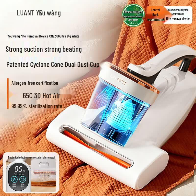 UWANT Dual-Cup Mite Remover & Vacuum Cleaner