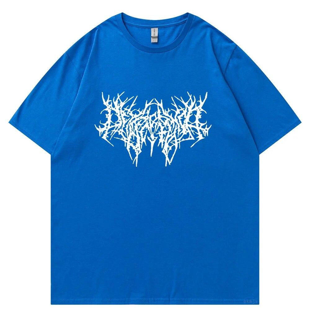 Готическая темная футболка унисекс WoUnisex Футболка большого размера Панк черная одежда — фото 8