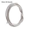 1Pcs 1 Meter Speaker Lead Wire 8/12/16/24/28/32 Strands Repair Braided Copper Wire Copper Speaker Cable for 4-18 Inch Speakers