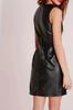 New Women's Leather Dress Genuine Soft Lambskin Handmade Stylish Party Wear Dress
