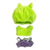 Kigurumi Cap, Shirt, and Overalls Set [Alien] for 10cm Plush Toy, Kigurumi Accessories, Otaku Activities, Doll Mascot, Kpopdoll Costume [Used]