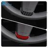 Real Soft Carbon Fiber Trim Sticker For Mercedes Benz SLK R171 2004 2005 2006 2007 2008 2009 2010 Steering Wheel Accessories