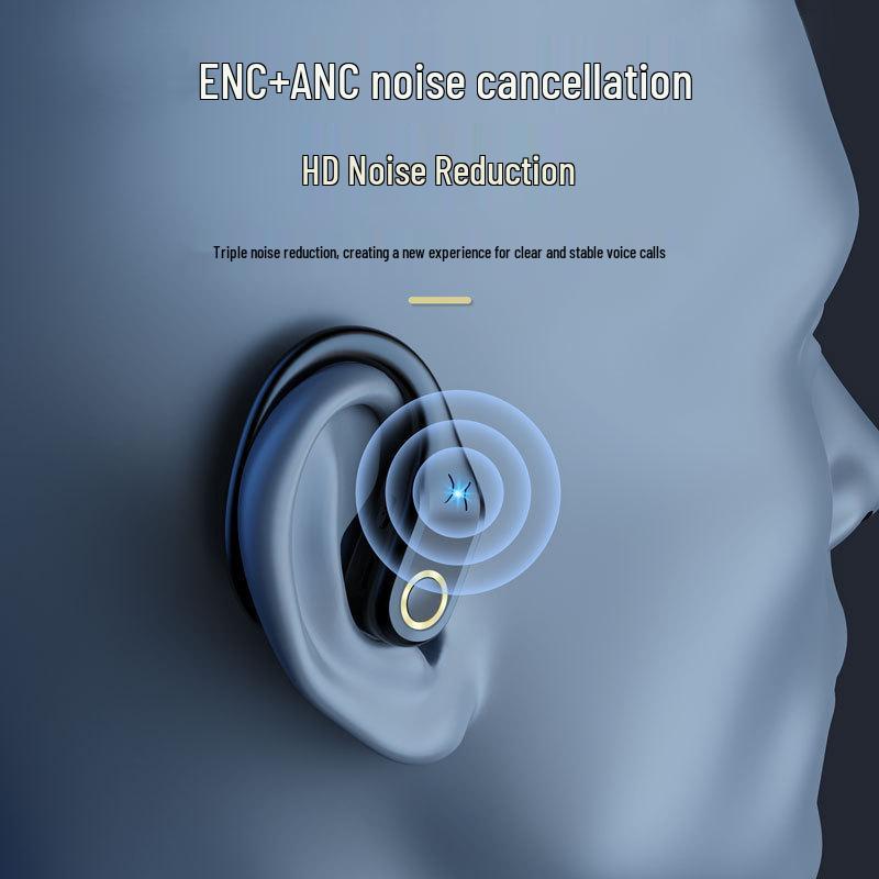 YW02 Wireless Sports Ear-hook Bluetooth Earphones with ENC and Long Battery Life