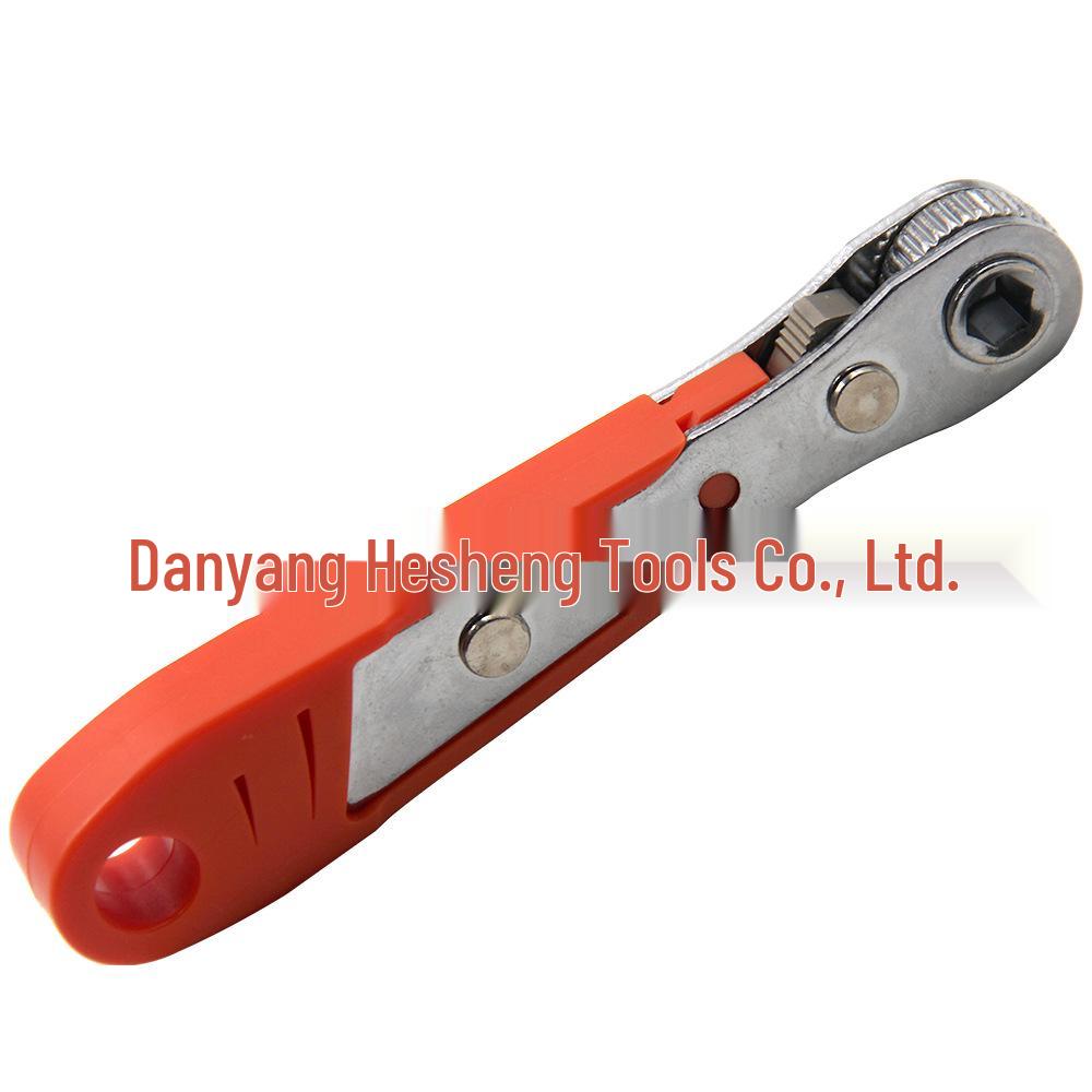 

Двунаправленная многофункциональная отвертка с трещоткой, магнитным ключом и двумя крестообразными плоскими головками