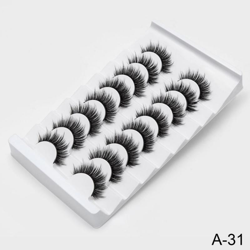 Fluffy Lashes 8/5pairs Eyelash Extensions De Cils Makeup Beauty False Eyelashes Wholesale Lashes Natural Wispy Lash-lifting
