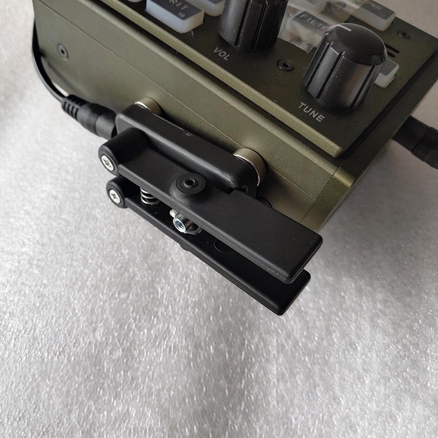 Nouvelle Clé Automatique à Double Palette Radio Ondes Courtes CW Code Morse Base Magnétique Noir