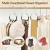 1/3/5Pcs Portable Closet Hat Hanger Rack Baseball Cap Organizer Scarf Towel Tie Storage Holder Home Organization Supplies