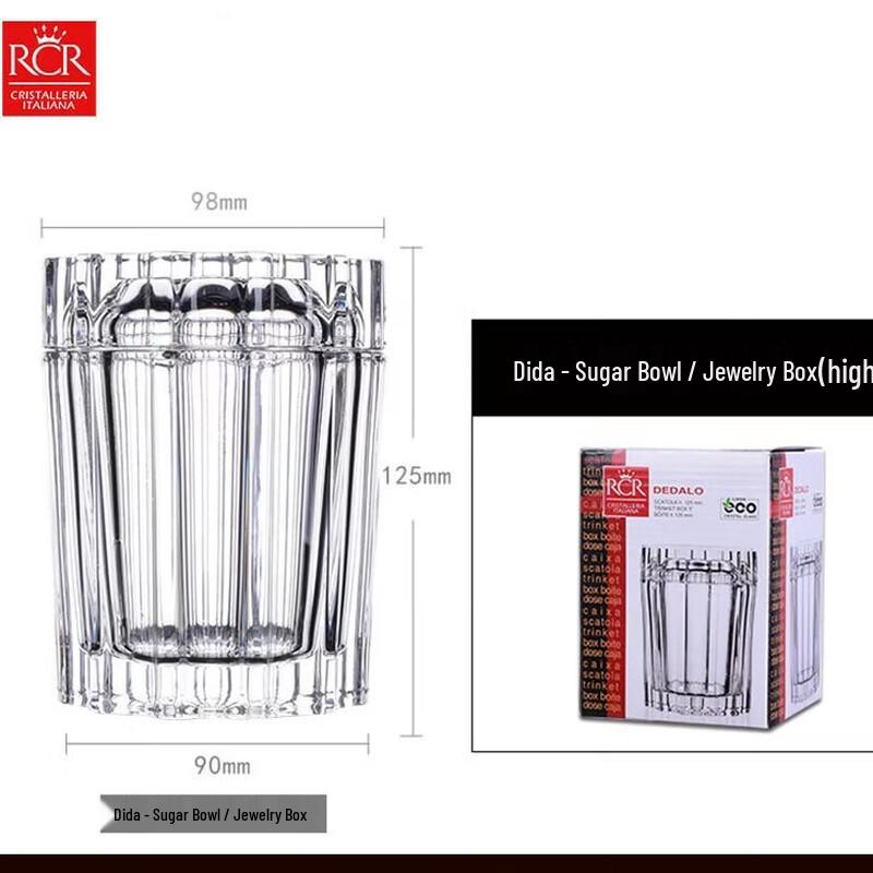 Dida Ceramic & Crystal Glass Jewelry Storage Box