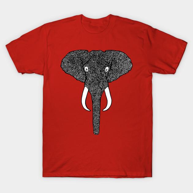 Unisex Fashion TShirt Elephant Print TShirt Plus Size XS-6XL T-Shirt 100%Cotton Tops O Neck Short Sleeve Tees